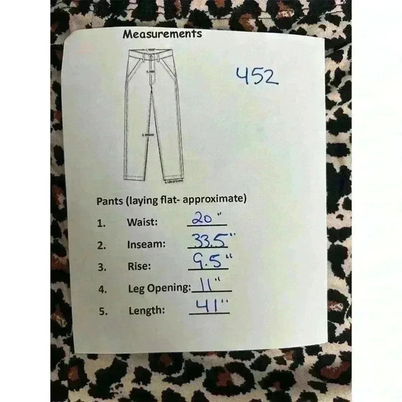 Missguided Women's Size 4 Brown Leopard Print Jersey Flare Pants Casual - Picture 11 of 12